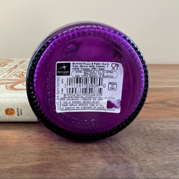 Purple Decorative Glass Jar Bottle - Picture 6 of 7